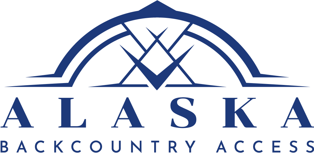 Alaska Backcountry Acces logo Blue