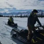 Nelchina Glacier snowmobile tour